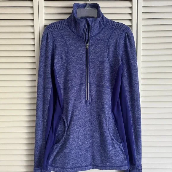 Lululemon Star Runner Pullover Pigment Blue size 6 rare